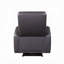 Cuir d'ameublement inclinable Power Motion, brun