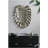 24.8x17.3x2" Gold Monstera Leaf Wall Décor-1670258499