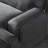 Gray 100% Polyester Modular Sofa cushion couch