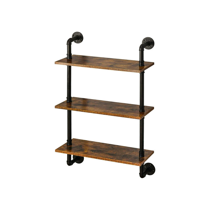 60cm W Metal Wall Mounted Shelving Unit