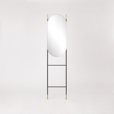 Arlyce Metal Flat Floor Mirror