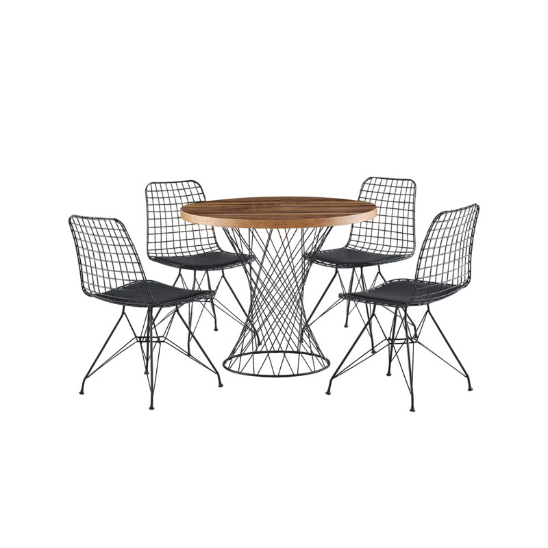 Ferro Beech Round Dining Table