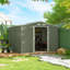 Townsell 4 ft. W x 3 ft. D Metal Garden Shed