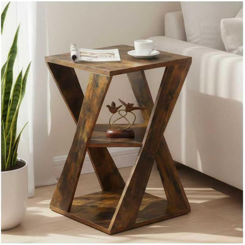 Modern wooden edge table