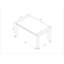 5pc Dining Set Contemporary Style White Genuine Marble Stone Rectangular Table Full Back Upholstered Chairs Beige Gray Dining Room Wooden Furniture