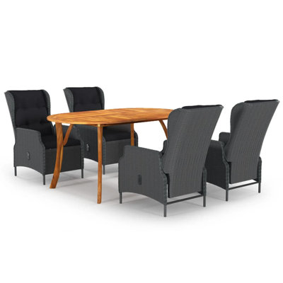 Canapé modulaire de patio avec coussins 8 pièces