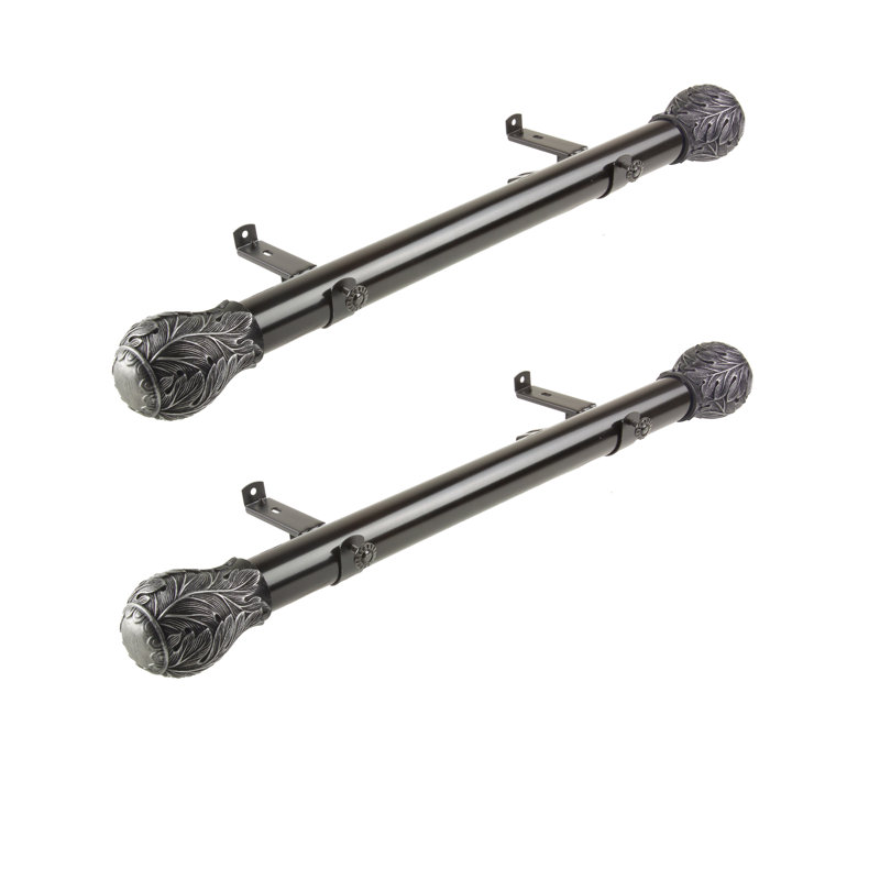 Tringle à rideaux simple SantaMonica, H 1,5 po x l 24 po x P 1,5 po