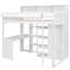 Lit mezzanine simple, bois robuste et espace de rangement robuste et robuste-143812209