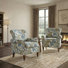Fauteuil rembourré avec garniture cloutée l 30 po Asul