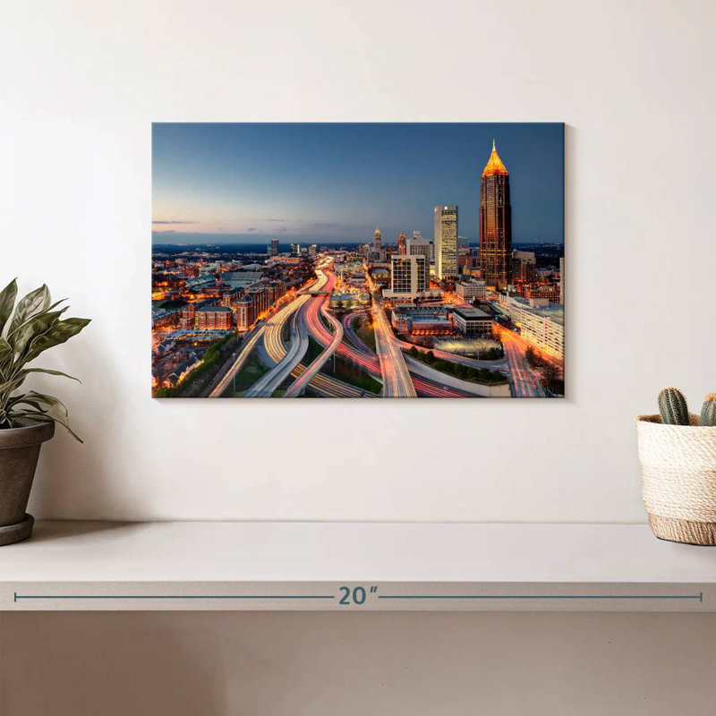 Ravi Atlanta City Nightfall, H 8 po x l 12 po