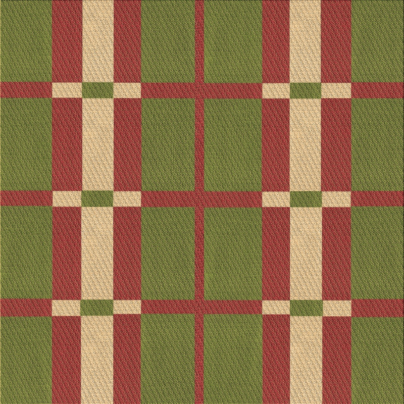 Performance Wool Geometric Indoor Rug, Square 5'
