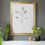Floral S croquis Ii - reproduction d'art sur toile-1961007307-1961007308