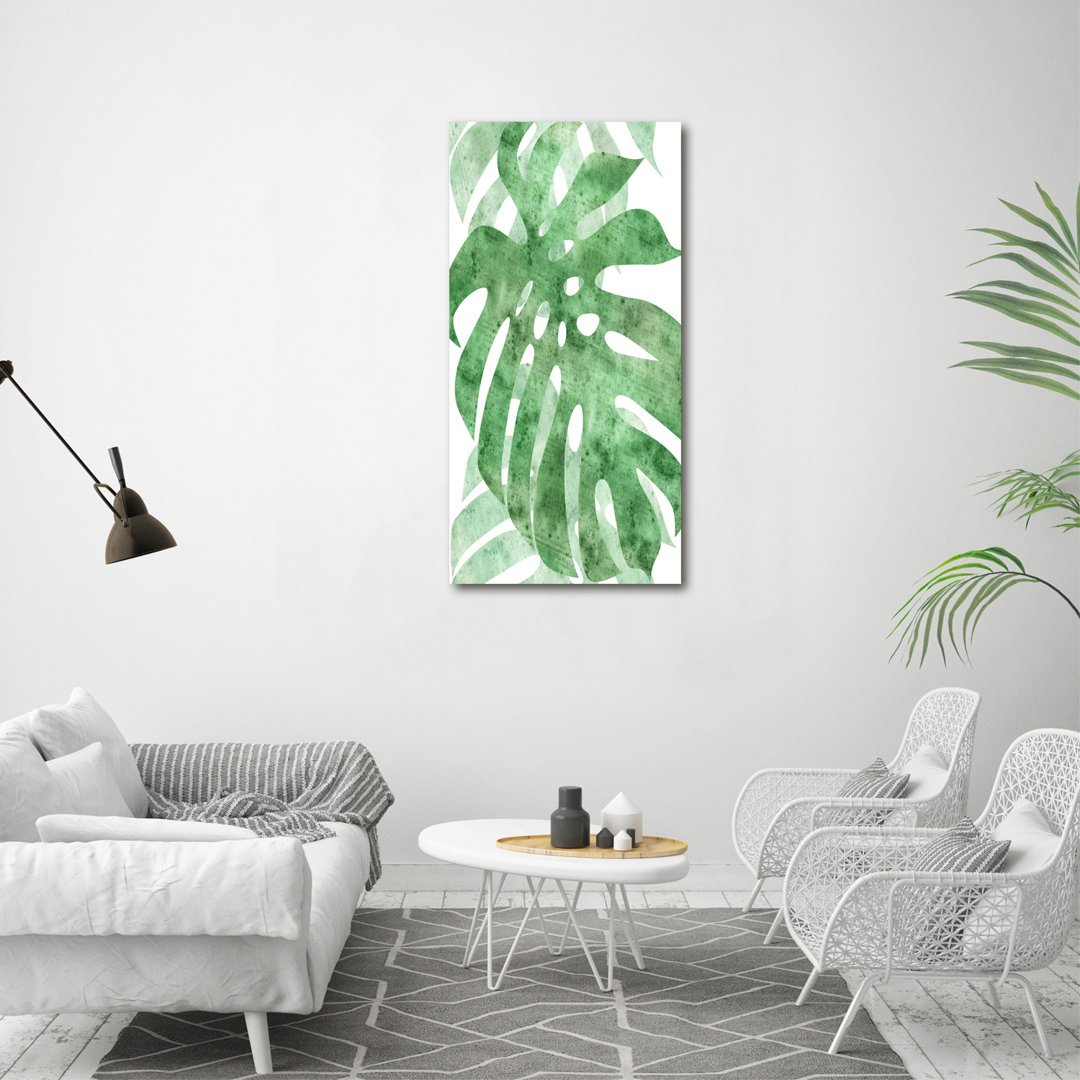 Monstera - Kunstdrucke auf Leinwand - Wrapped Canvas