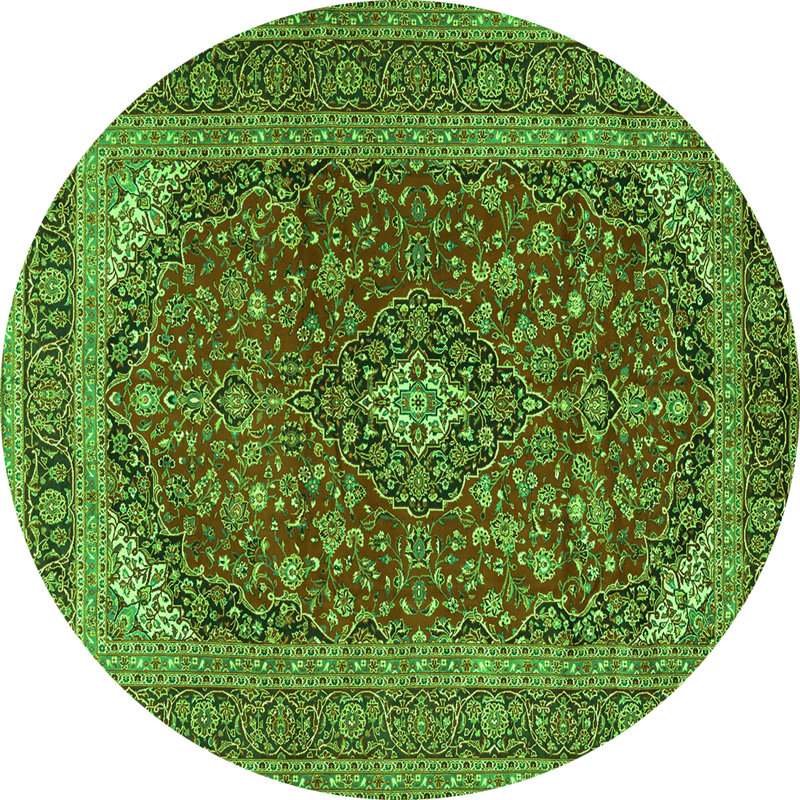 Malatesta Performance Oriental Indoor Rug, Round 8'