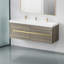 Meuble-lavabo flottant avec double vasque Viviène