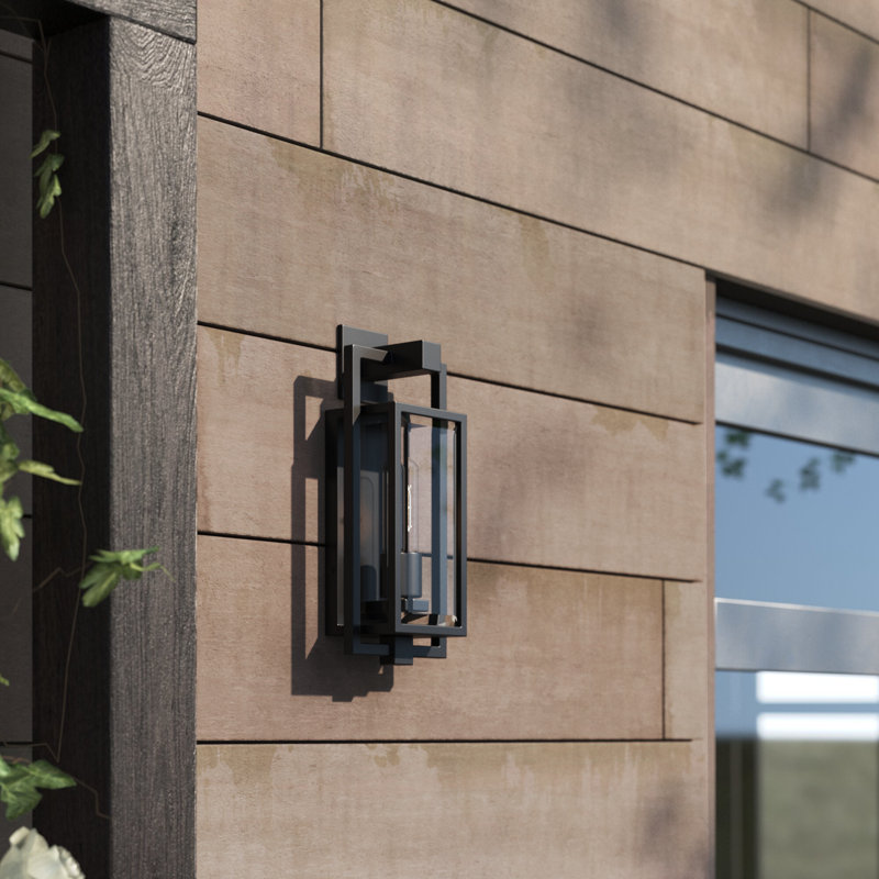 Liberty Hill Steel Wall Light, 14" H x 6" W x 3'75" D