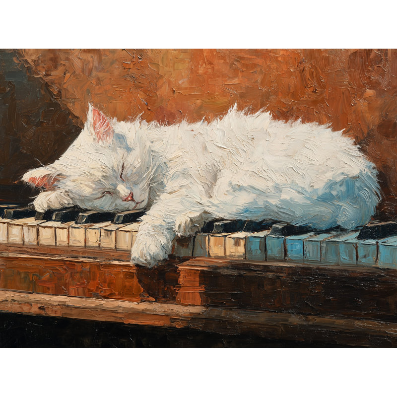 Chat Cat, 120 po x 96 po, Peler et coller