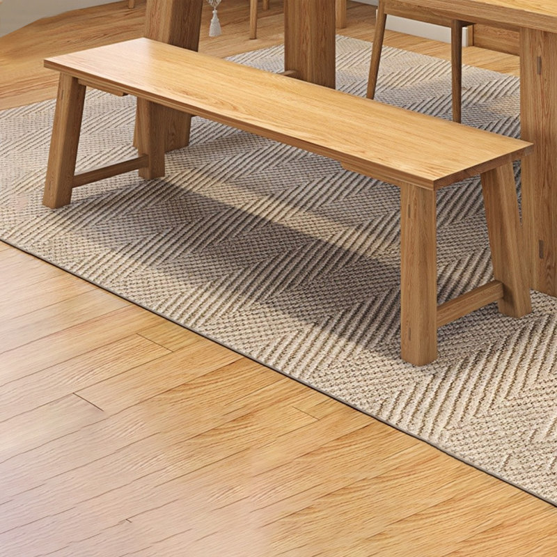 Banc en bois massif Nobuo, H 16,92 po x l 59,05 po x P 14,96 po