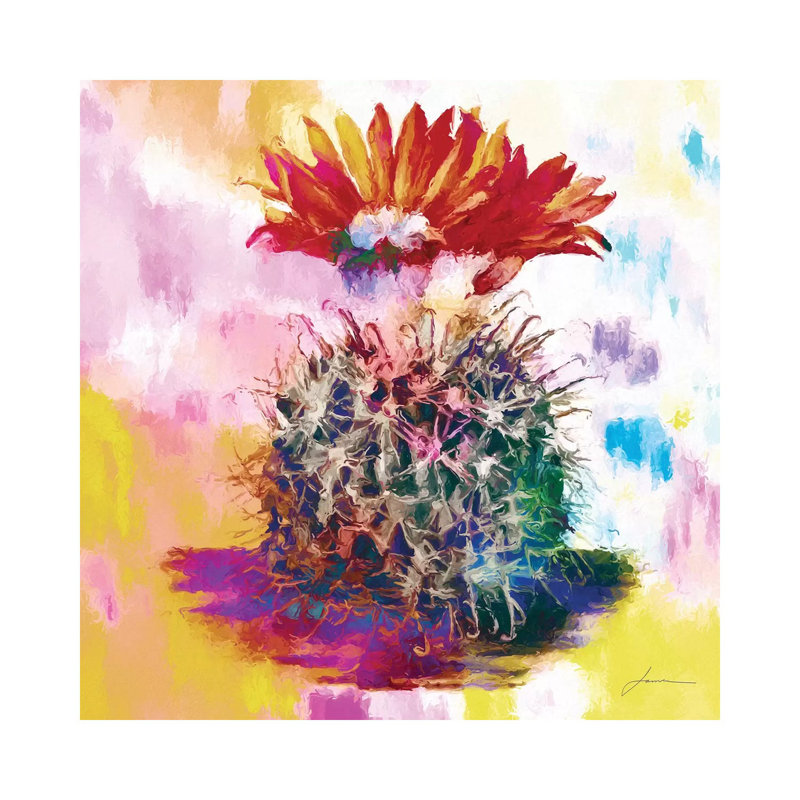 Desert Bloom III by James Burghardt - Wrapped Canvas Gallery-Wrapped Canvas Giclée, 30.48 cm H x 30.48 cm W