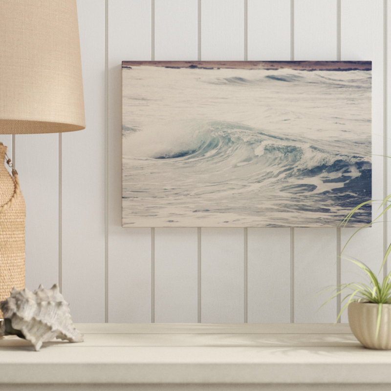 « ocean wave 2 », photographie sur toile, H 12 po x l 18 po