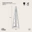 TIVA CORNER LADDER SHELVING-88041458-88041460