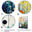 Fleurs abstraites - Art mural fleurs-1214878311-1214878318