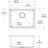 Crosstown 16 Gauge 24" L x 18" W Undermount Kitchen Sink Kit