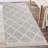 Lusko Tessa Distressed Machine Washable Area Rugs-382052597-350402482