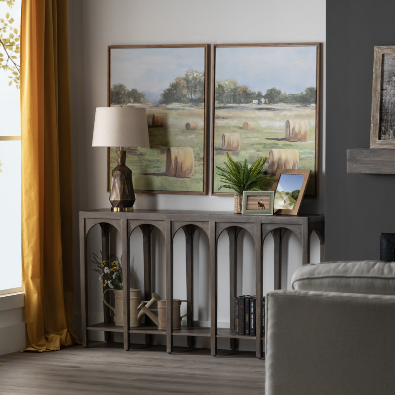 Alessandro 64'' Solid Wood Console Table