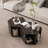 Versatile Hexagonal Coffee Table with Shelf and Multiple Layout Options-552857982