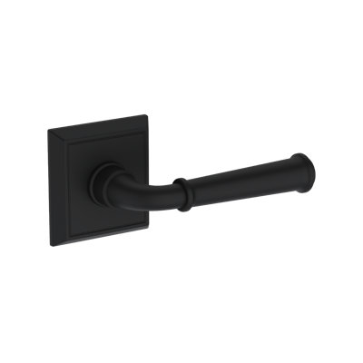Dunsmoor Half Dummy Lever with Chamfered Square Rose in Polished Chrome