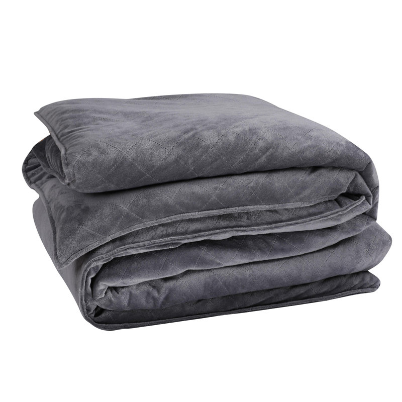 Couverture lestée Swift Home avec housse amovible, Gris, l 48" x L 72", 10 lb