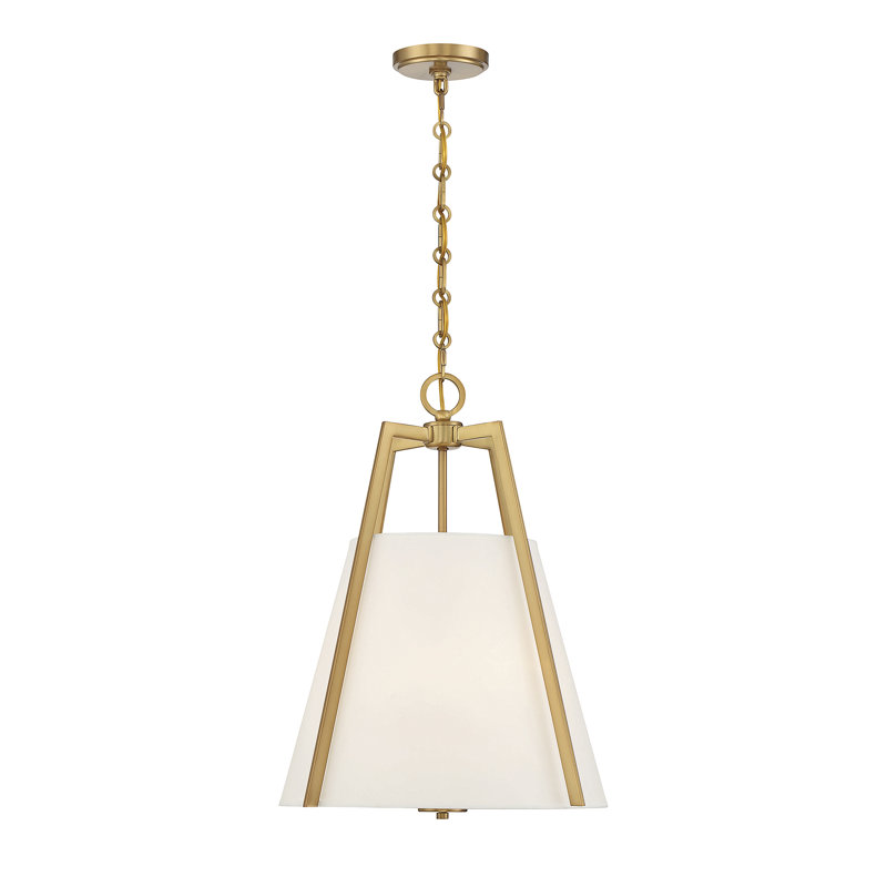 Luminaire suspendu en laiton 3 lumières Joy, Laiton