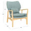 Fauteuil capitonné l 28 po Mondal
