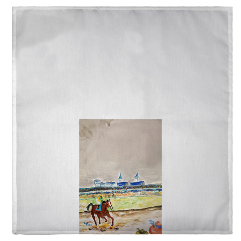 Serviette invitée cheval