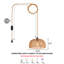 Lustre moderne en rotin de style bohème pour ferme, luminaires suspendus en rotin de 12,2 po pour îlot de cuisine, vestibules, salle à manger et espaces de vie