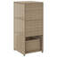 Garden Storage Cabinet 50X55x115 Cm Poly Rattan-547737715