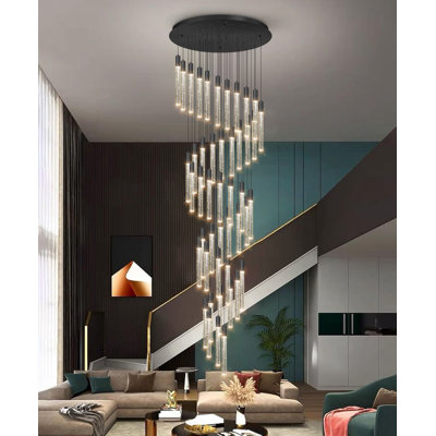 Glam 46 Lights Chandelier Led Dimmable Light