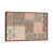 Classic Brown Wood Floater Framed