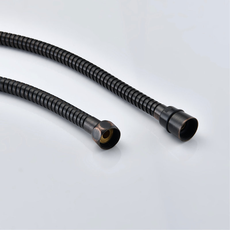 Handheld High Shower - 5 Adjustable Settings, Removable , Oil-Rubbed Bronze, Hose Included Bronze Head Mode Handheld, Strong Spray Performance, Easy Installation, Abs Made
