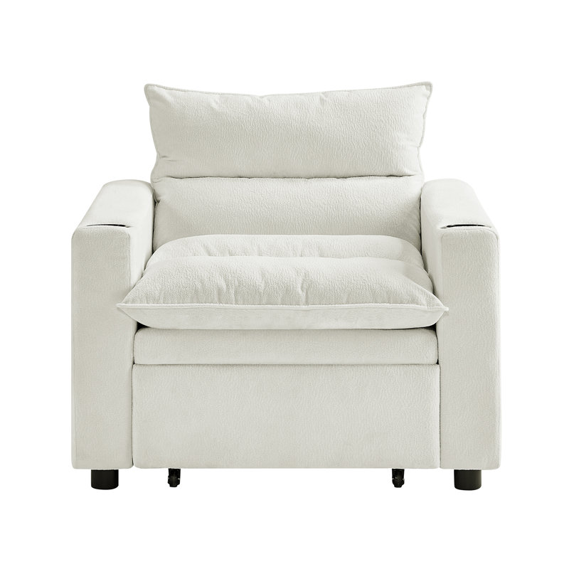 Canapé convertible 3-en-1 Ayvion, Beige