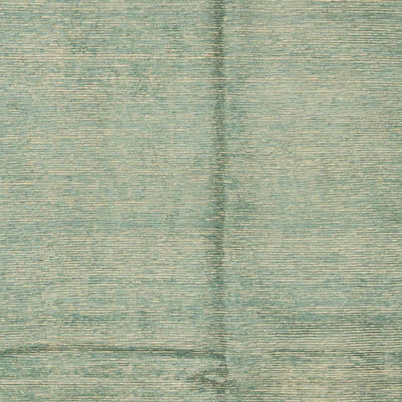 Hand Knotted Area Rug in Green