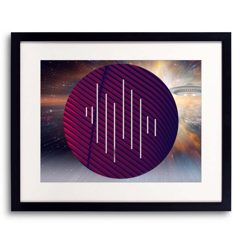 «Living in Space» par Kevin Quinn, impression encadrée sur papier, H 24 po x l 30 po