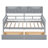 Gray Twin Daybed With Robust Wood Slat Support - Additional Storage, Versatile Lounging Option Size Extra Storage Space, Multi Setup-230435885