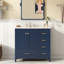Ensemble de meuble-lavabo autoportant avec rangement abondant et fabrication durable