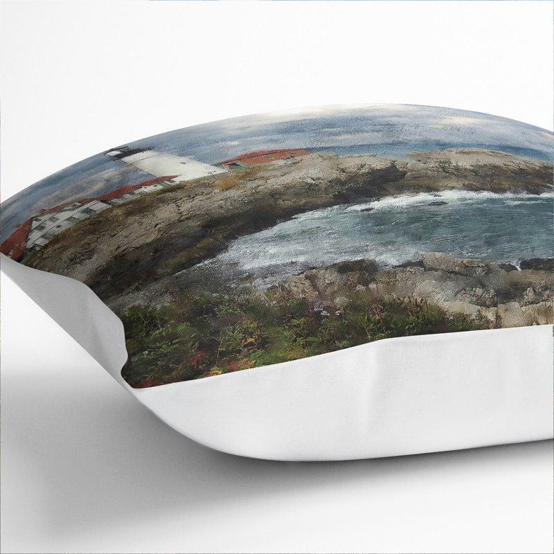 Square Cushion, 55cm H x 55cm W x 20cm D, White