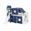 Lit mezzanine simple avec tente et tour-340305658-340305662