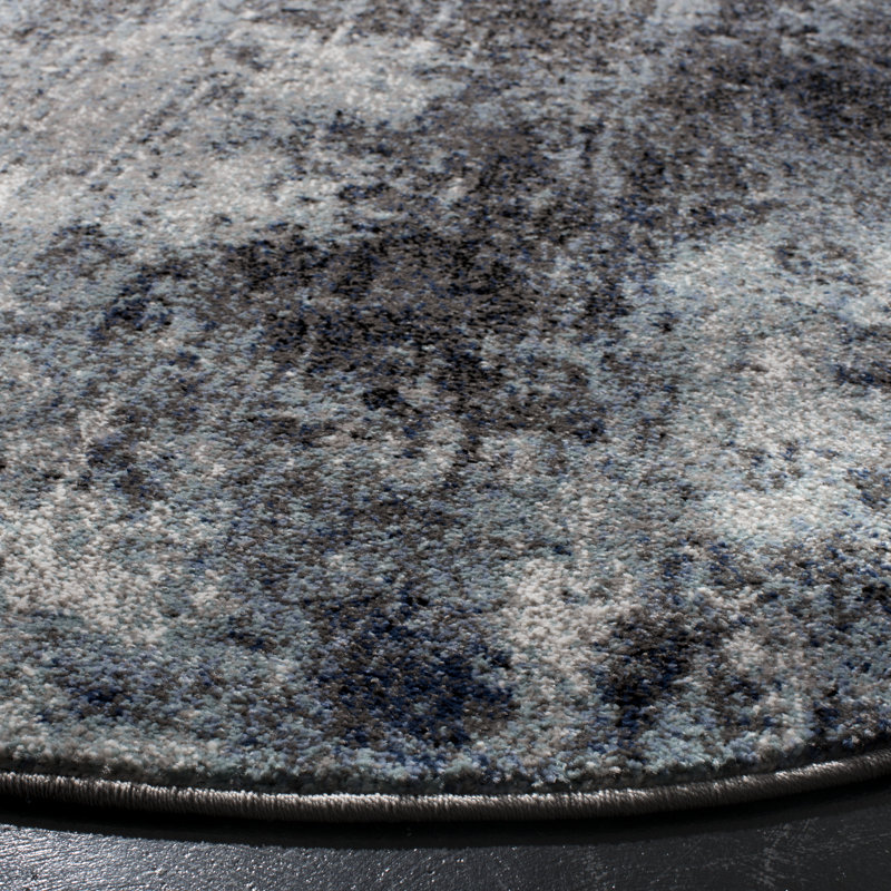 Tapis abstrait Clarice Performance, Rectangle 8 pi x 10 pi