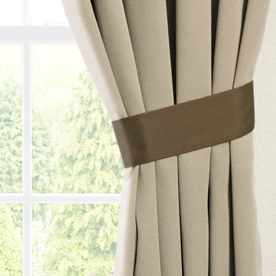 Paire de rideaux isolants avec pattes Cotswold