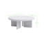 Table basse moderne grise 36,2 po x 13,8 po x 36,2 po | 100% panneau de fibres à densité moyenne avec pieds robustes en bois, capacité de charge de 22 lb | Conception élégante de couleur unie - parfaite pour le salon et les espaces contemporains